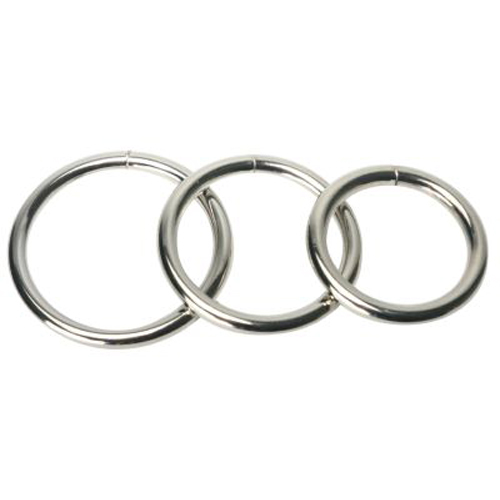 Collezione di Anelli in Acciaio Trine