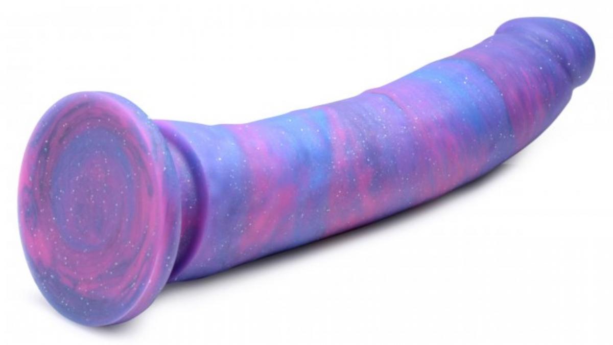 Dildo in Silicone con Glitter Magic Stick - 24 cm