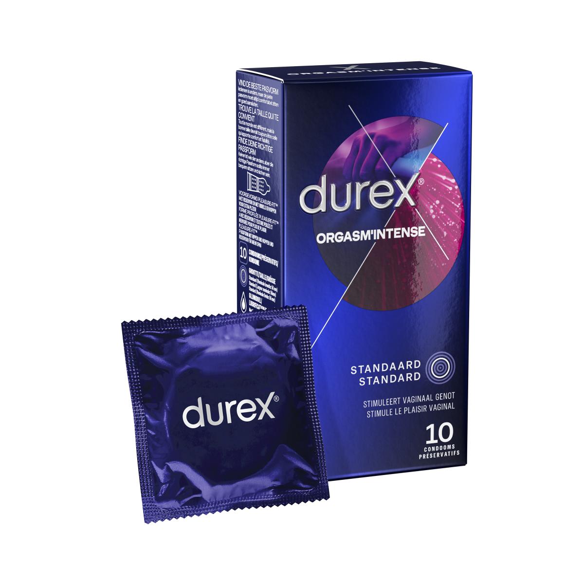 Preservativi Durex Orgasm Intense - 10 Preservativi