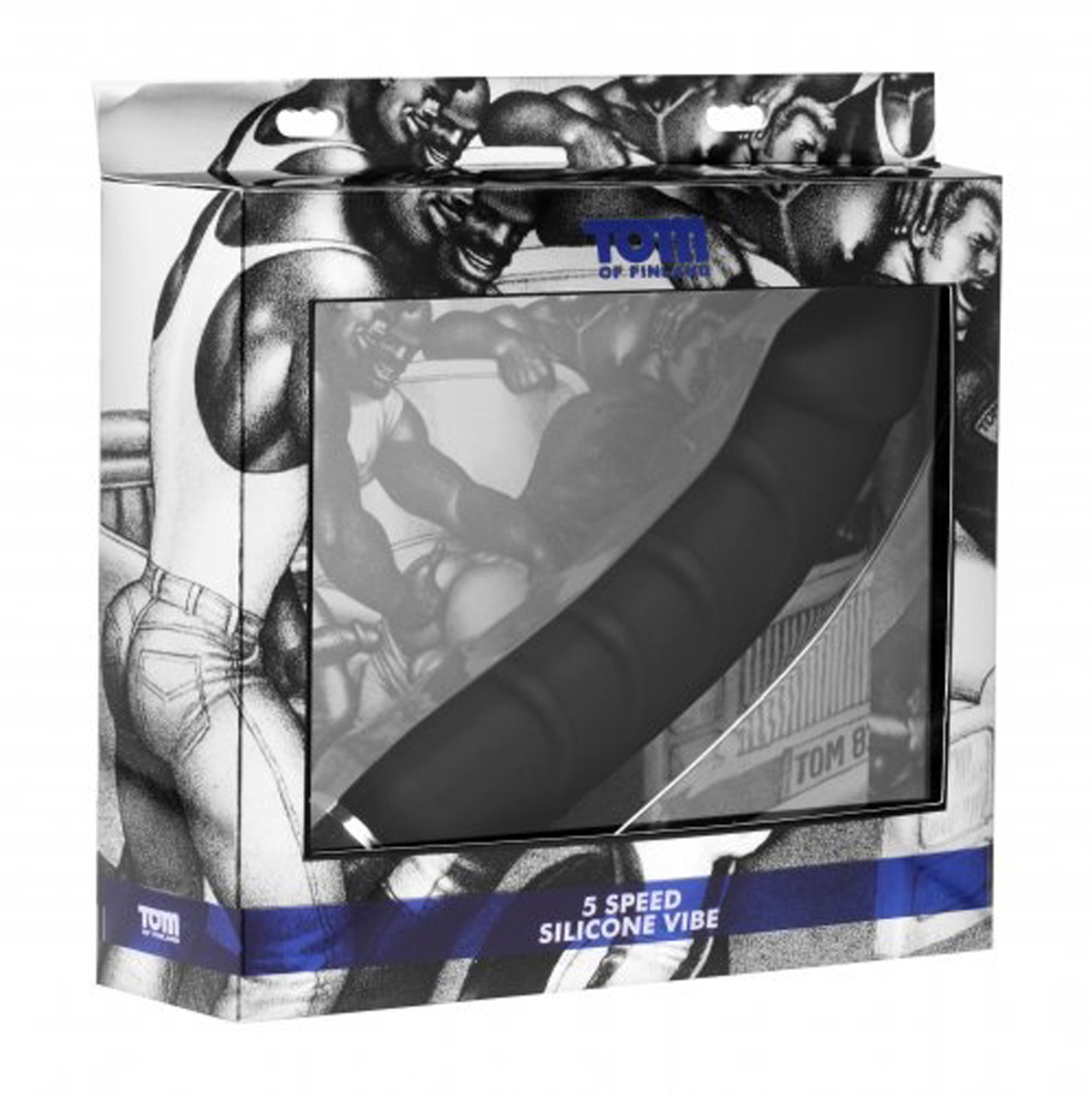 Tom Of Finland Vibrazione P-spot in silicone a 5 velocità