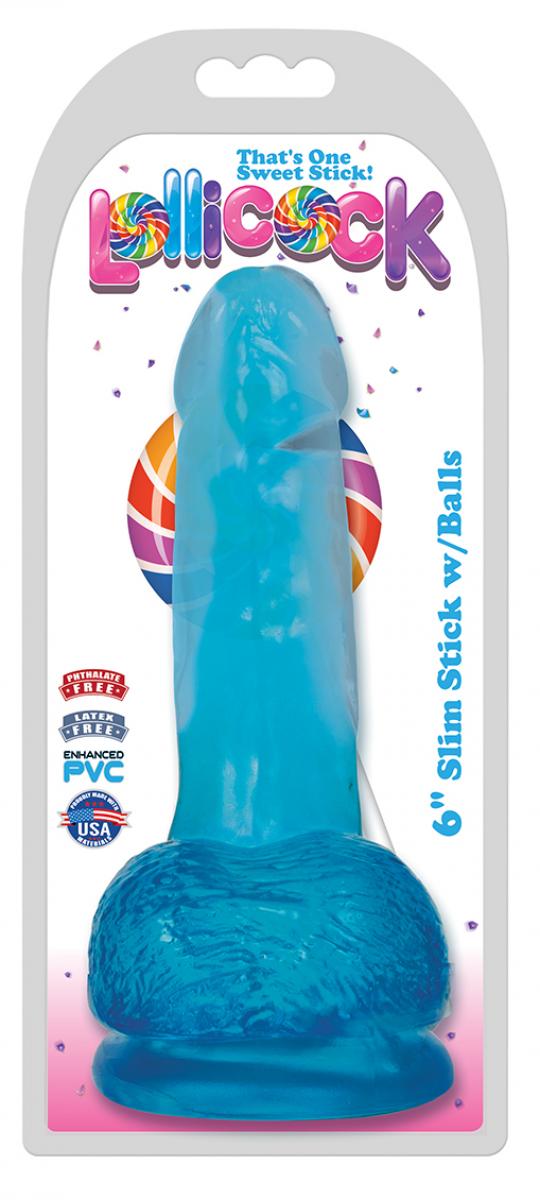 Dildo con Testicoli 15 CM - Berry Ice