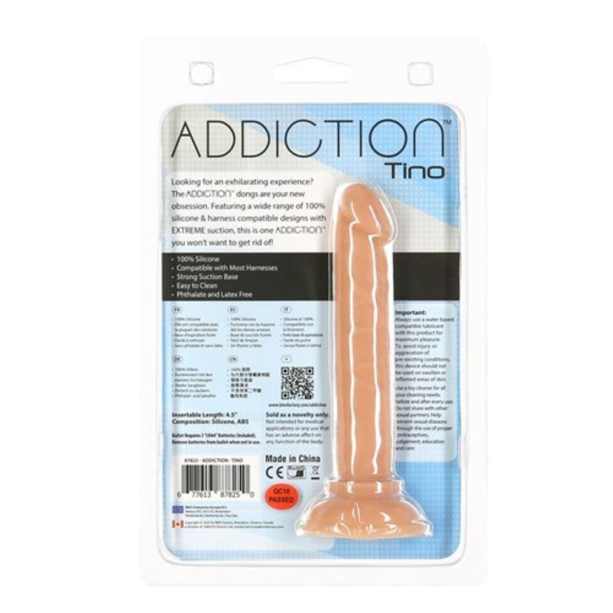 Addiction - Dildo Silicone Tino - 13 cm