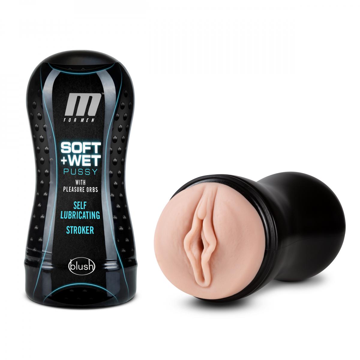 M for Men - Soft and Wet - Vagina con Sfere del Piacere - Stroker Autolubri