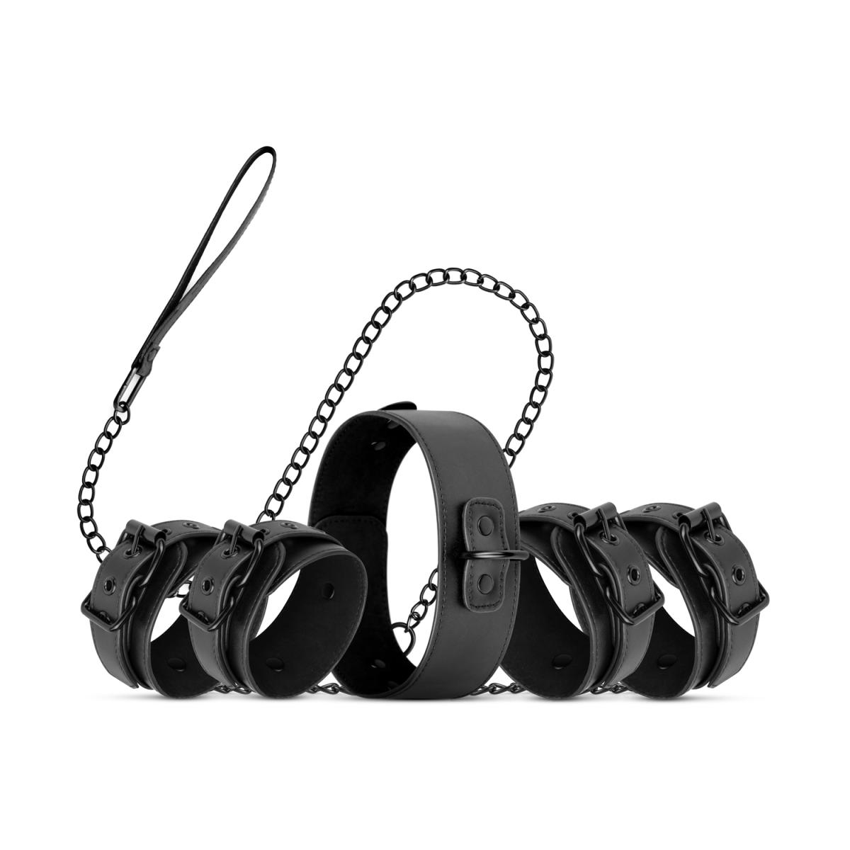 Set completo di restrizione totale - Nero
