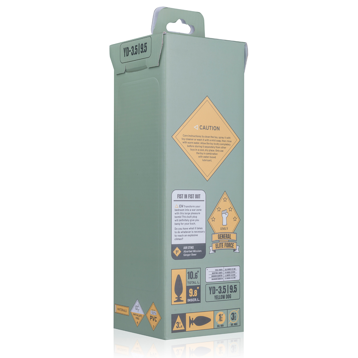 Butt Plug Yellow Dog