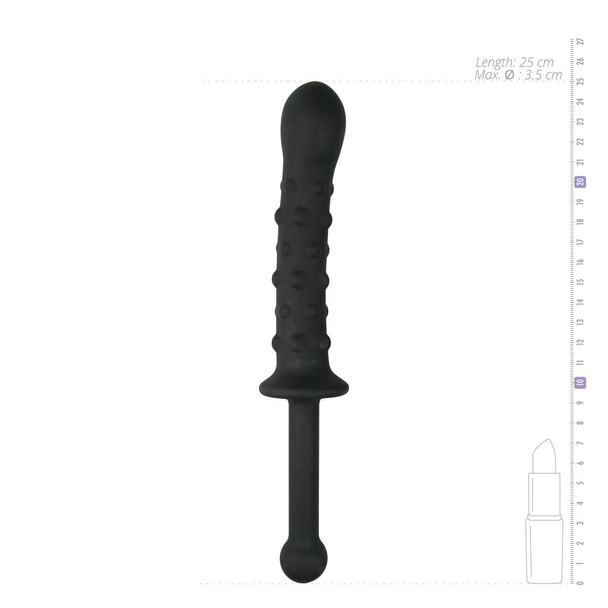 The Handler Dildo con maniglia - Nero