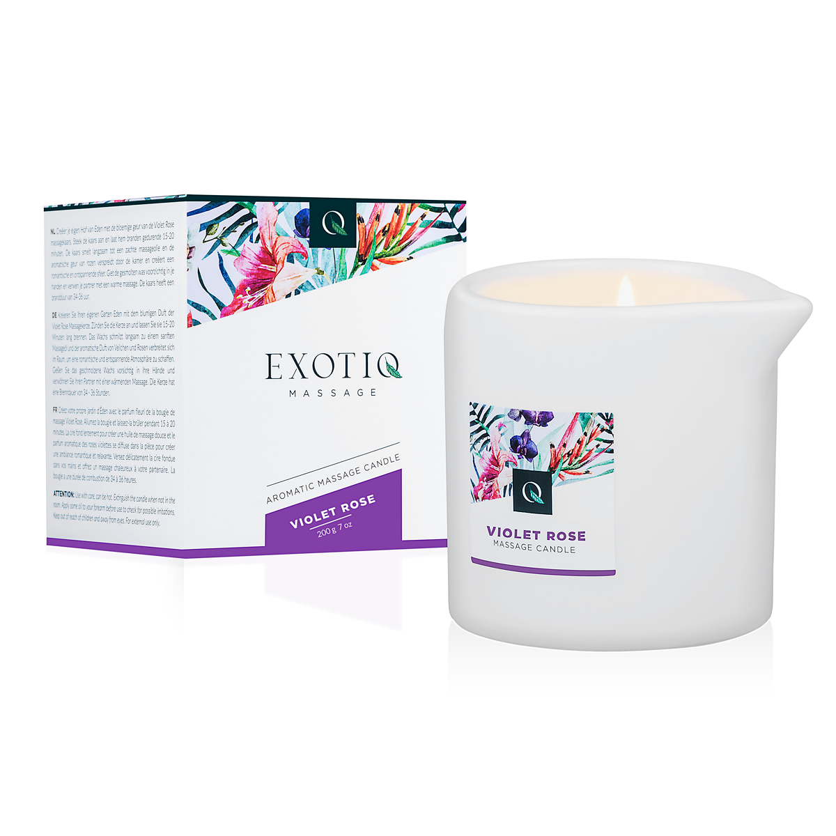 Candela Massaggi Exotiq Viola Rosa - 200g