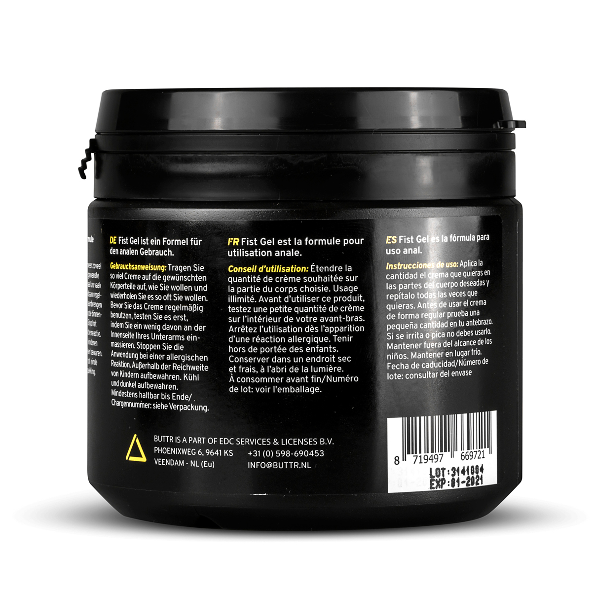 Gel Fisting BUTTR - 500 ml