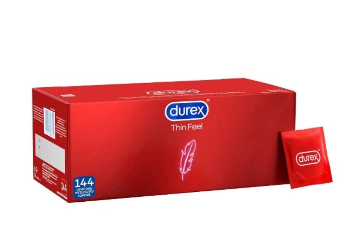 Durex Preservativi Thin Feel - 144 pezzi