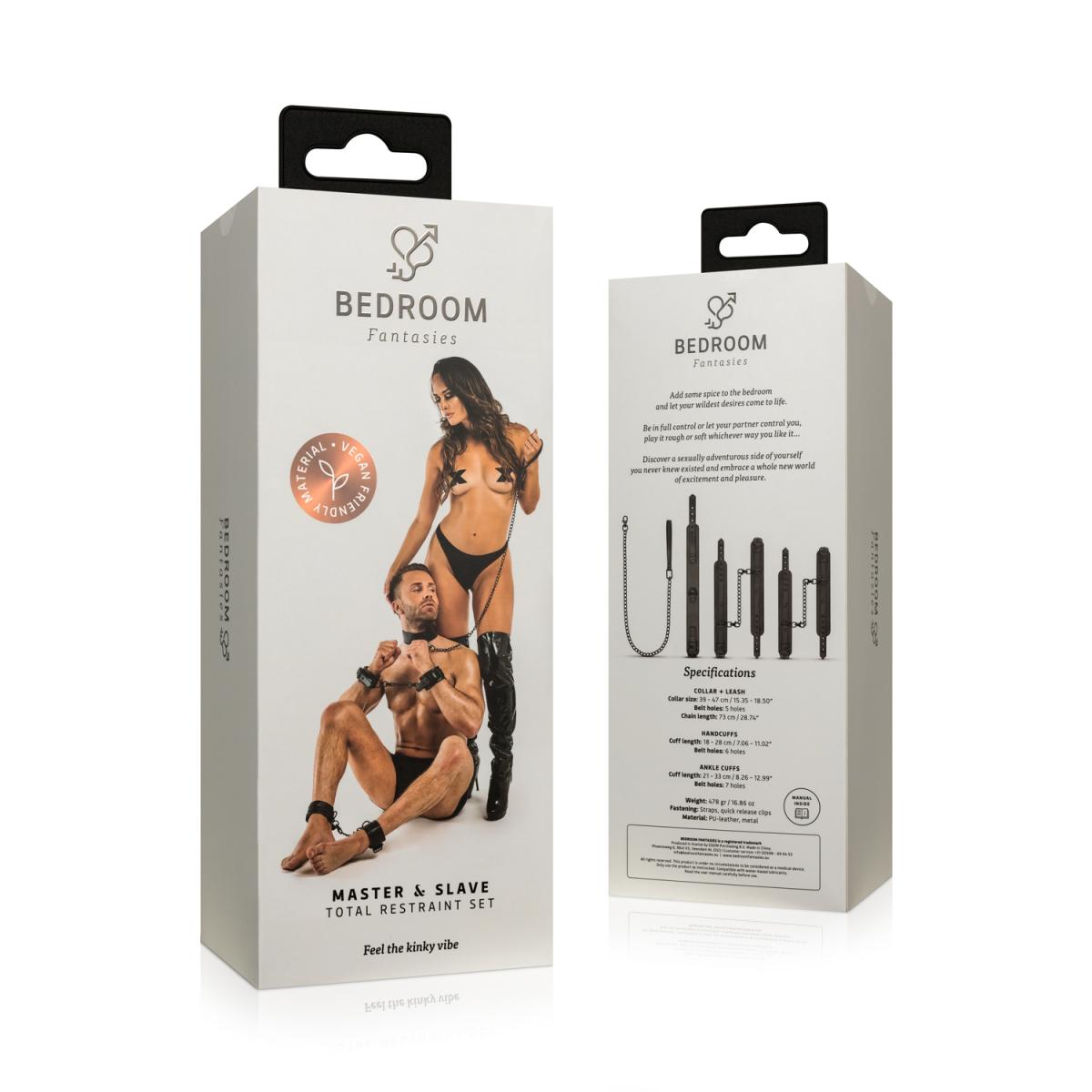 Set completo di restrizione totale - Nero