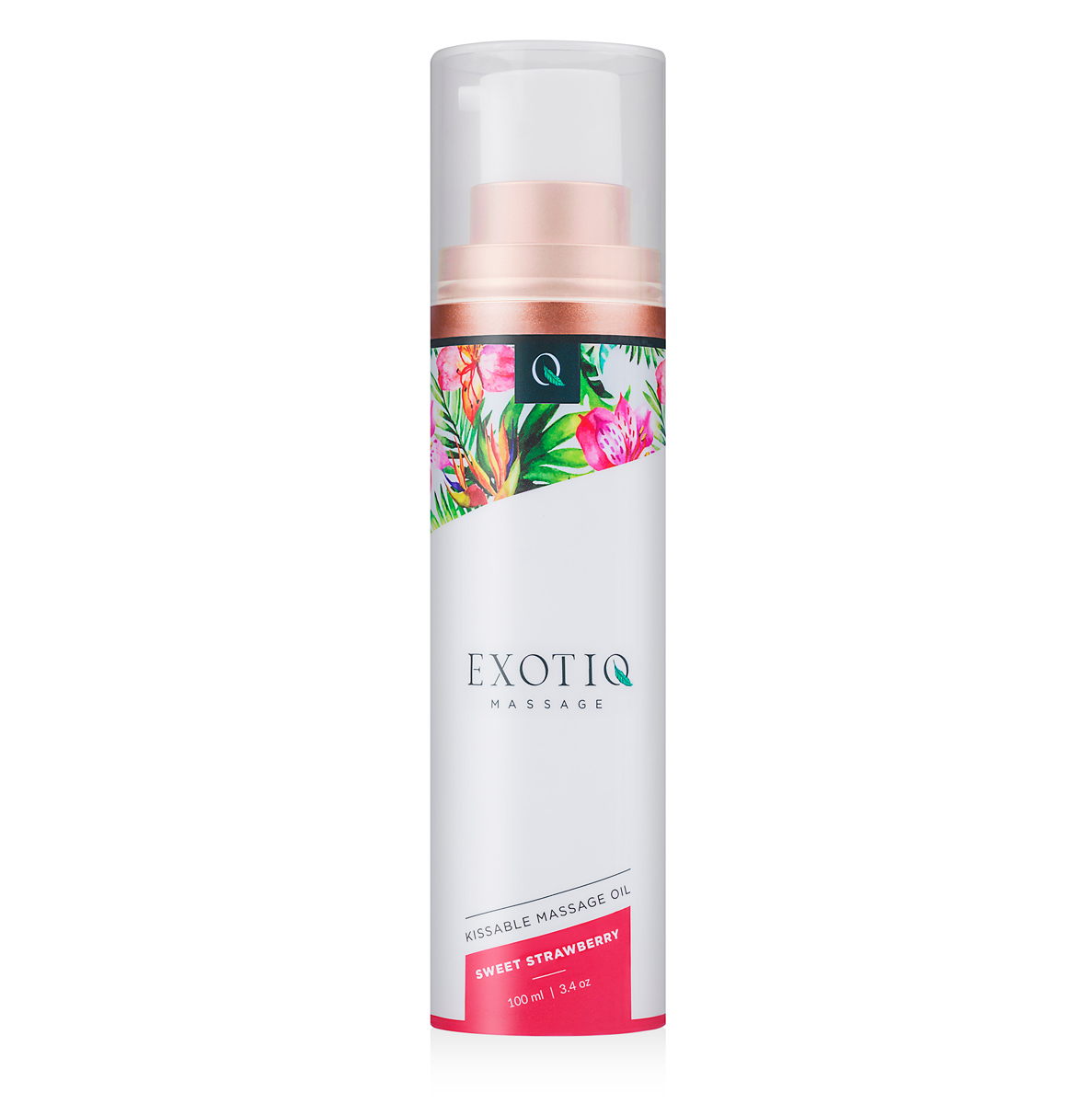 Olio Massaggio Sensuale Exotiq Fragola - 100 ml