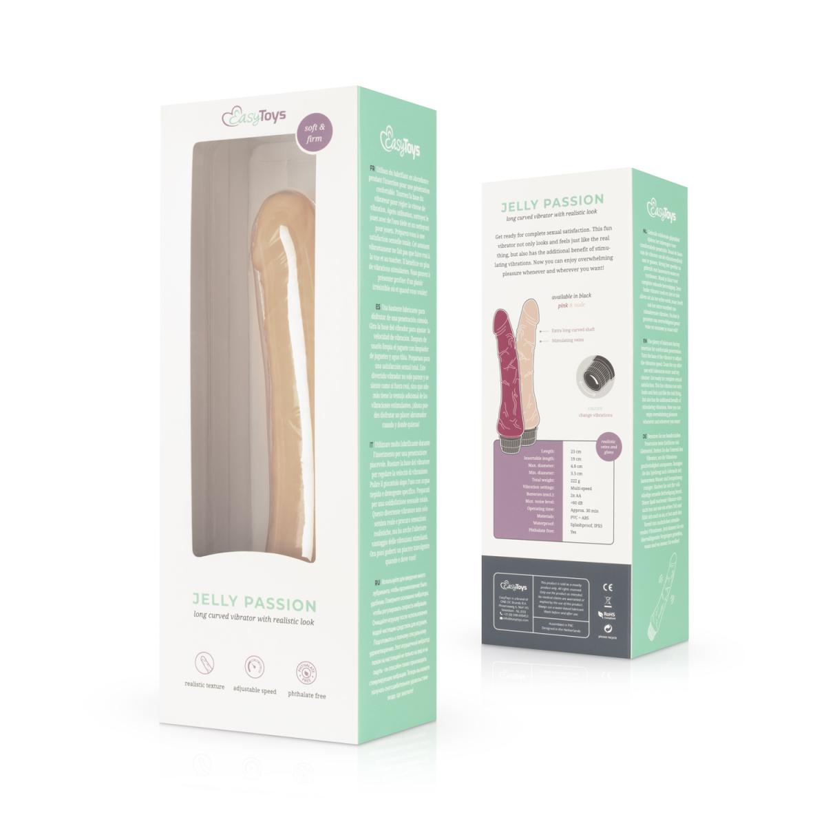 Vibratore realistico Jelly Passion - EasyToys Vibe Collection
