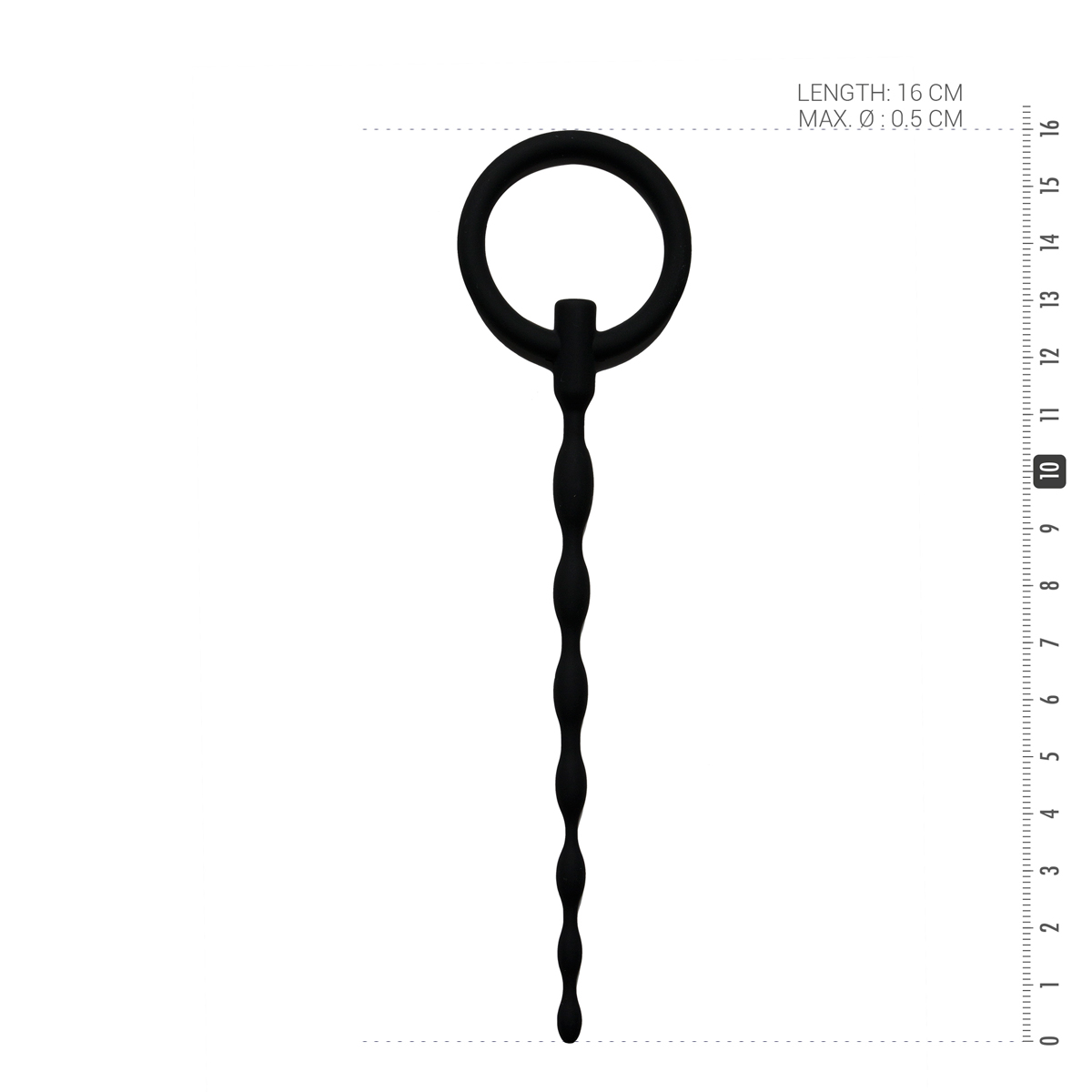 Plug per pene in silicone con anello di estrazione