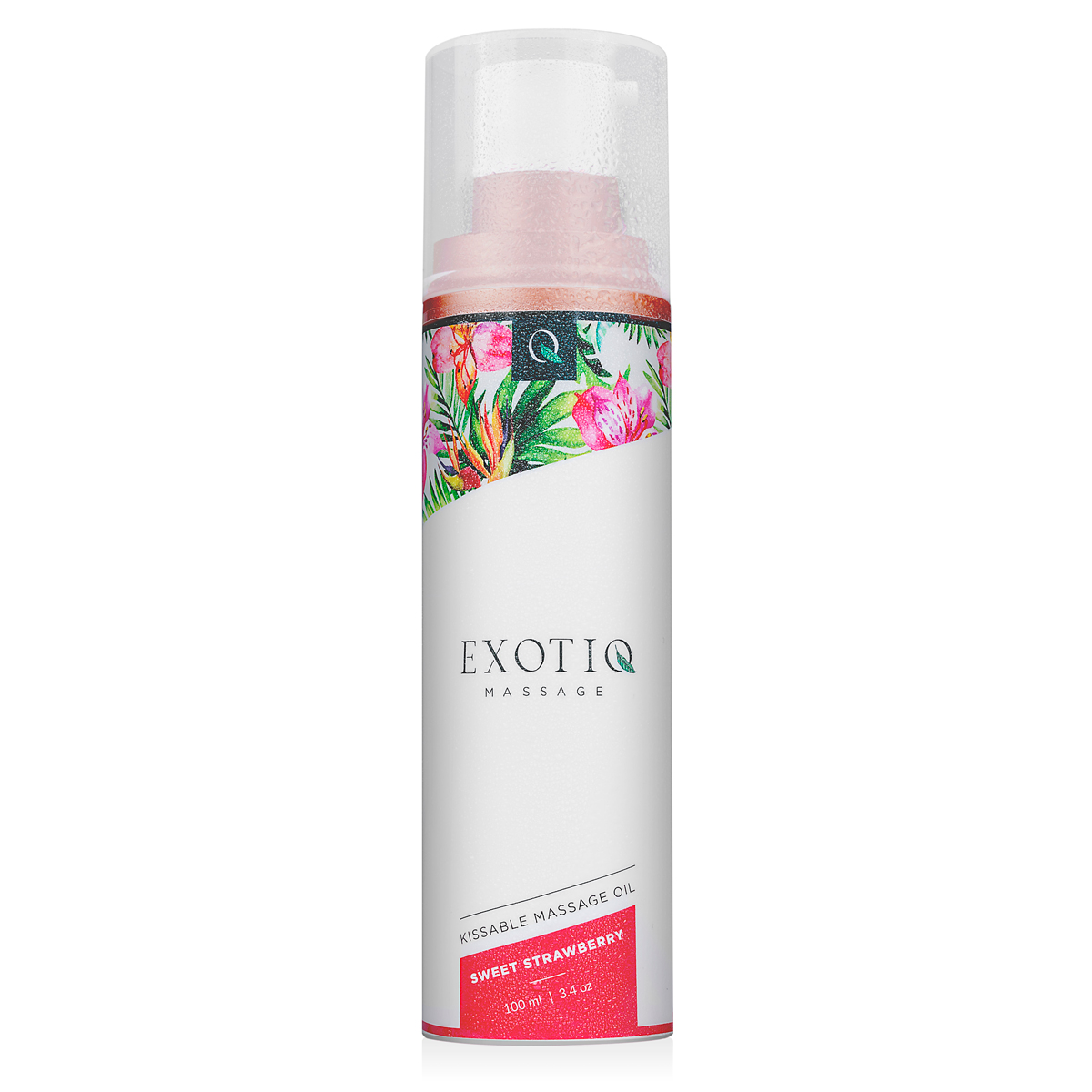 Olio Massaggio Sensuale Exotiq Fragola - 100 ml