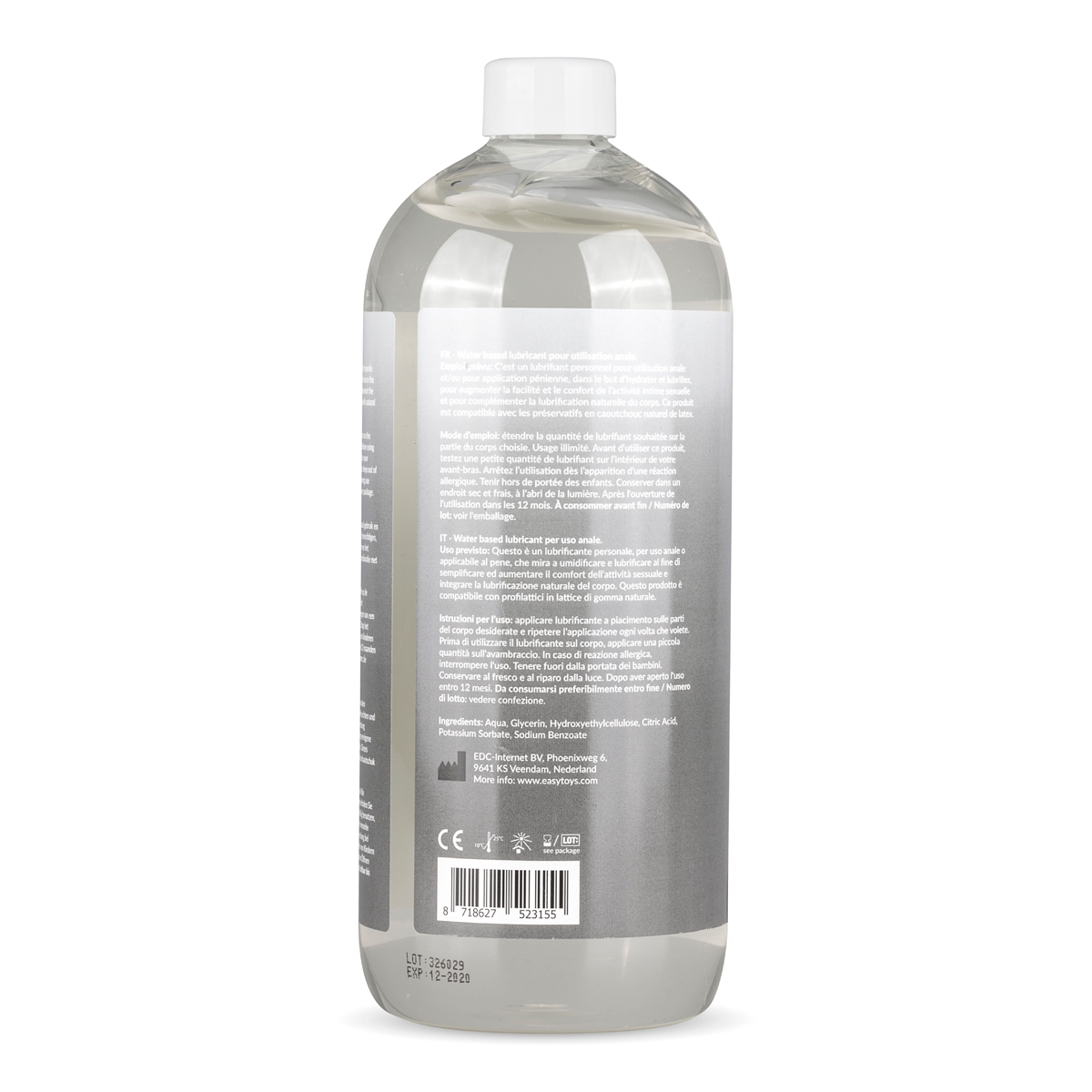 Lubrificante EasyGlide Anal 1000 ml