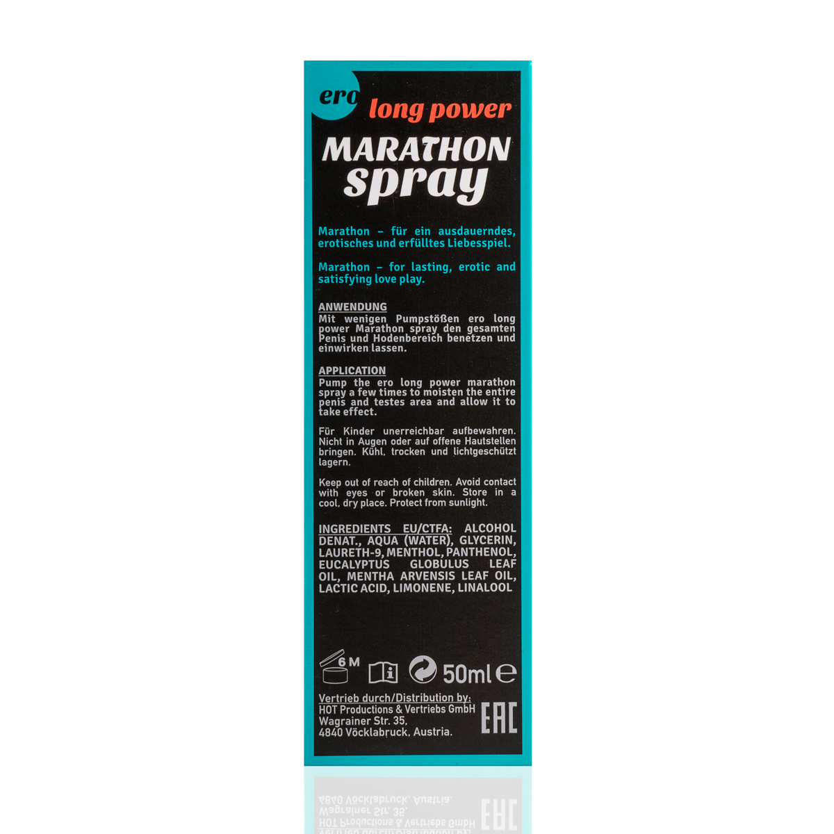 Spray per Uomo Long Power Marathon 50 ml