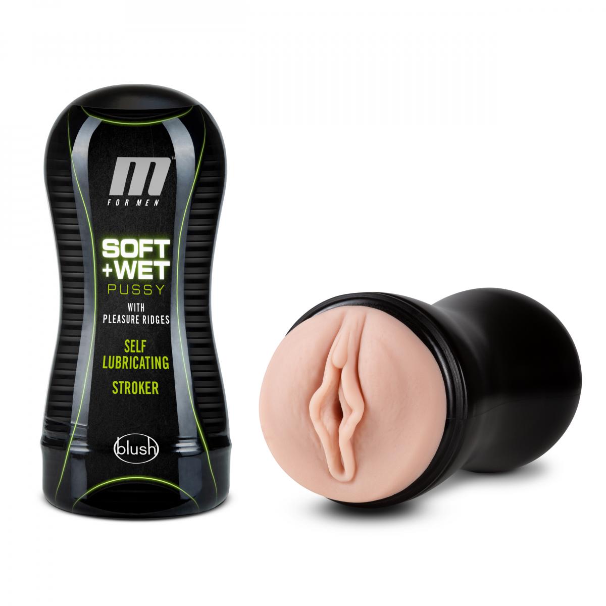 M for Men - Soft and Wet - Vagina con Coste del Piacere - Stroker Autolubri