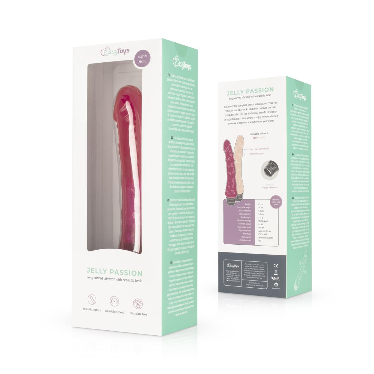 Vibratore Rosa Jelly Passion - EasyToys Vibe Collection