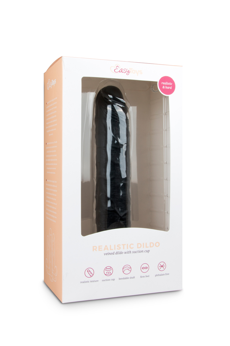 Dildo Verosimile, Nero - 28,5 cm