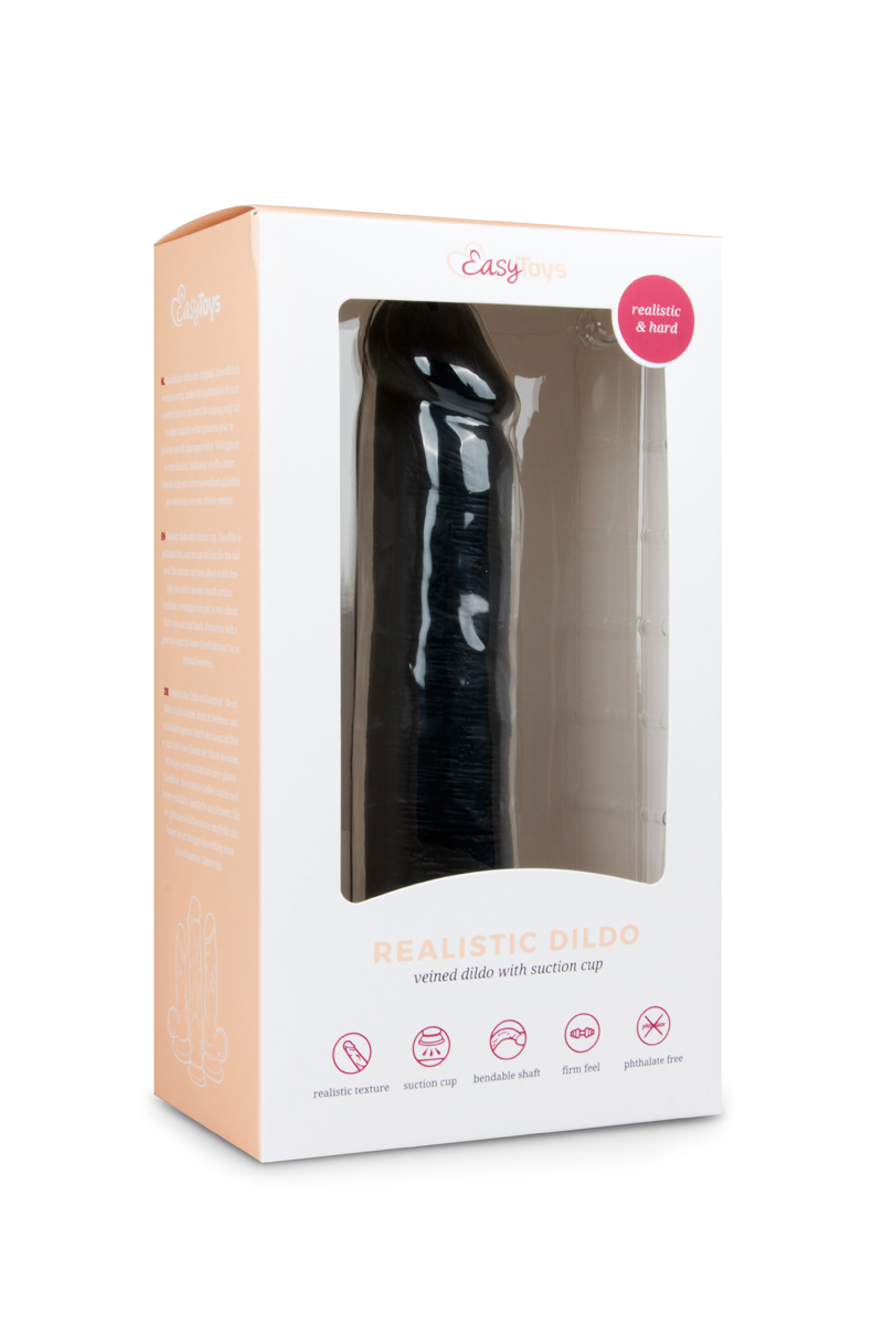 Dildo Verosimile, Nero - 20,5 cm