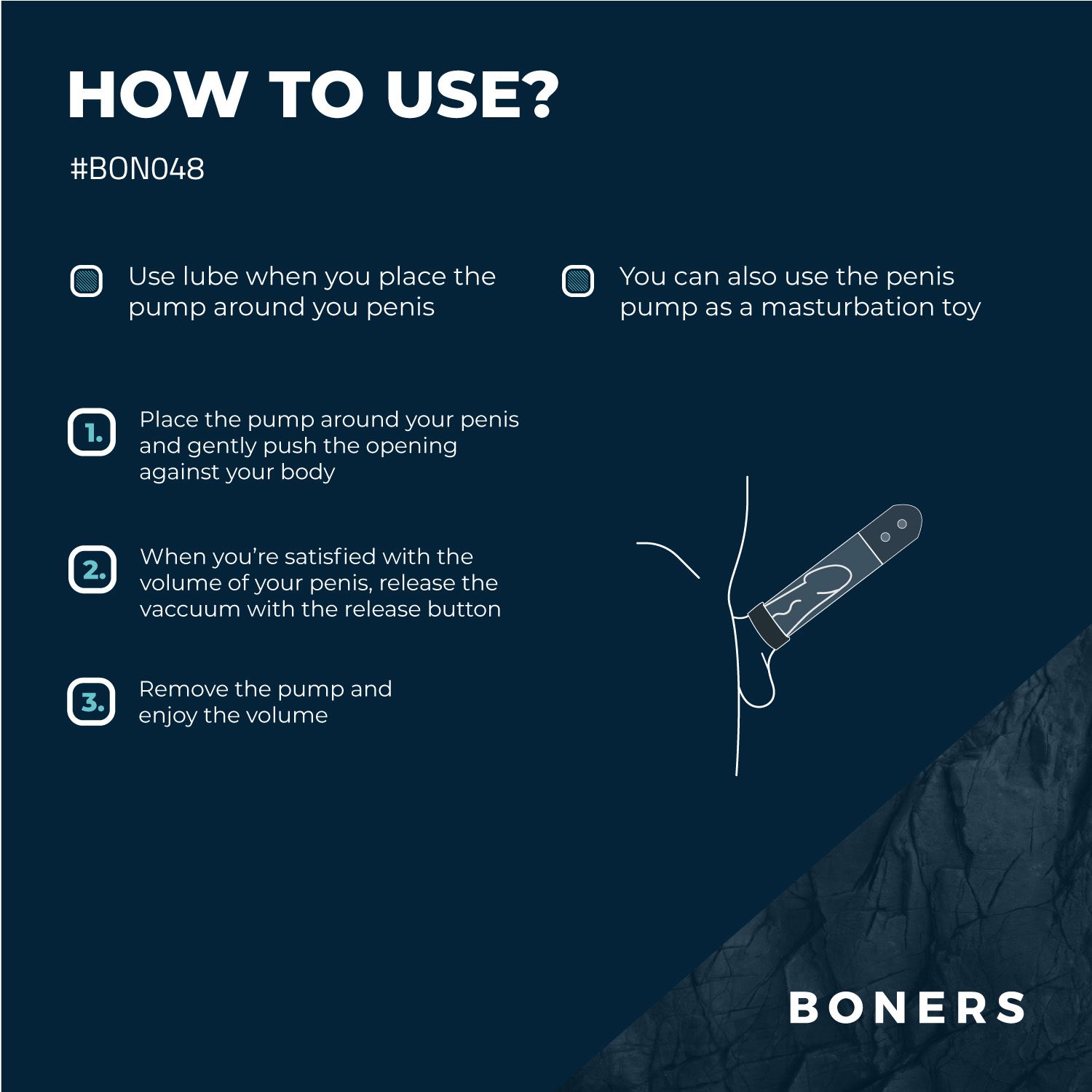 Master: Boners - Automatische Penis-Pumpe mit Masturbator