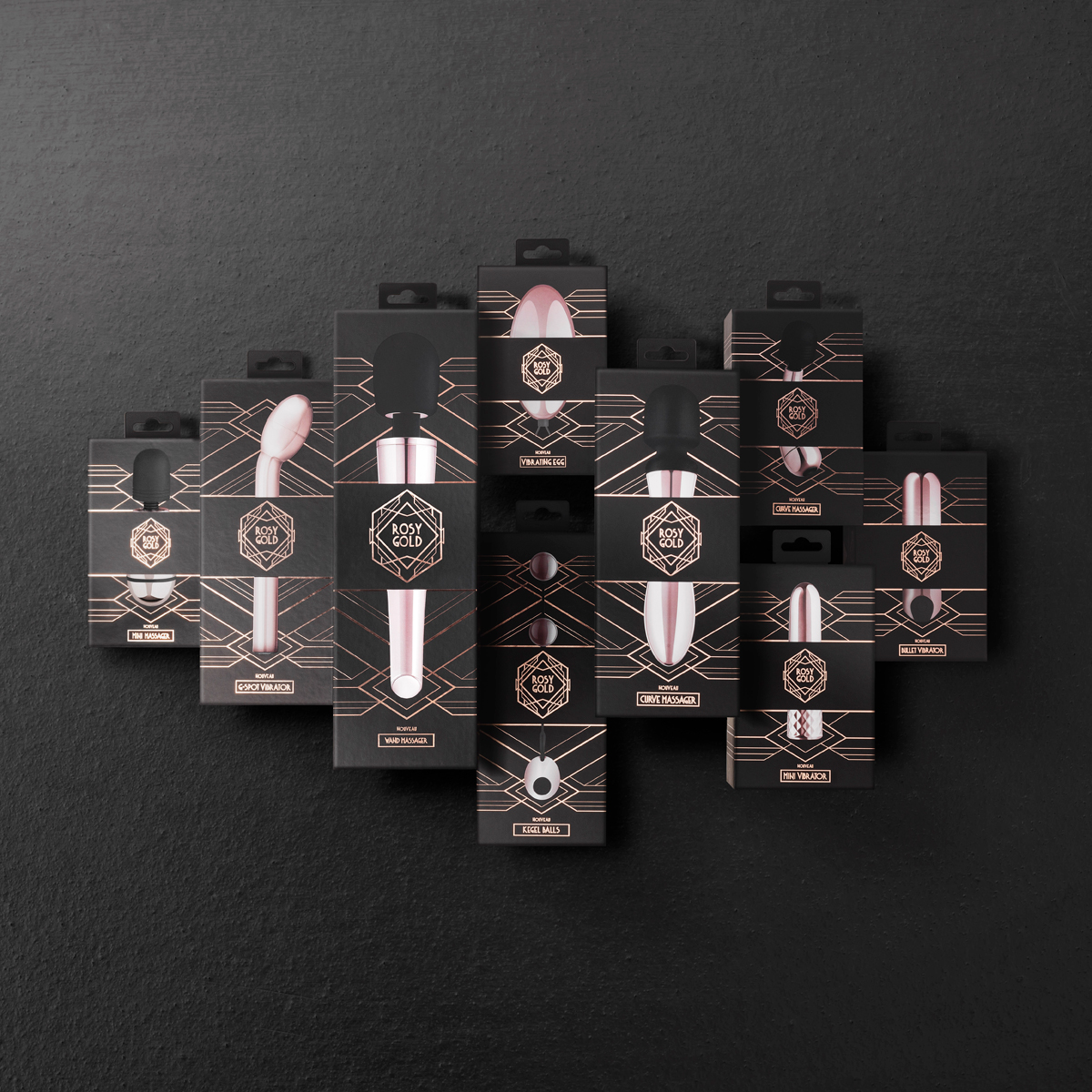 Rosy Gold - Nouveau Mini Curve Massager