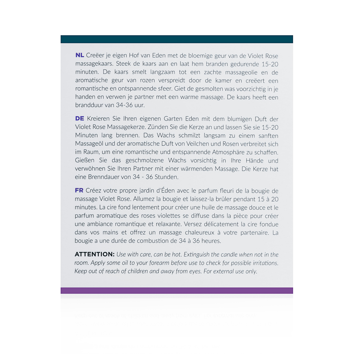 Candela Massaggi Exotiq Viola Rosa - 200g