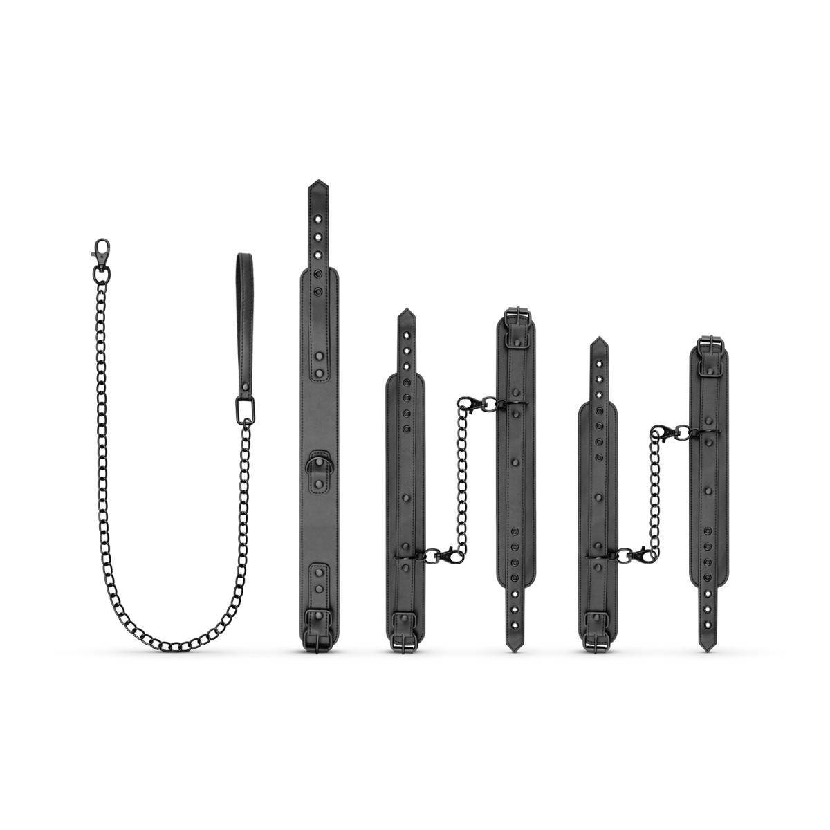 Set completo di restrizione totale - Nero