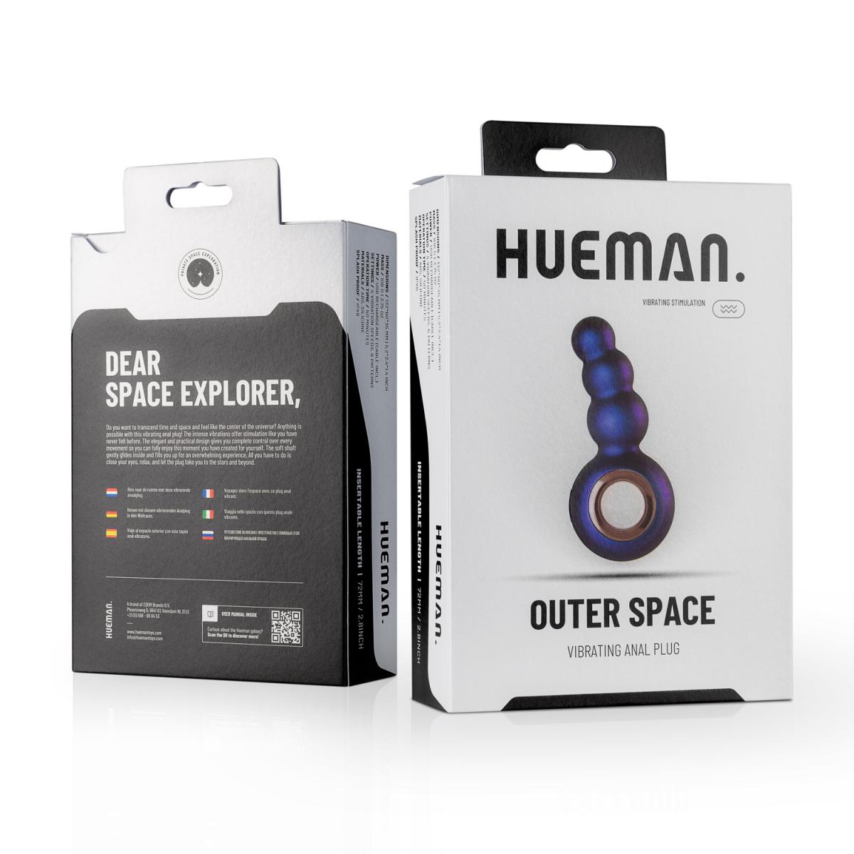 Hueman - Plug Anale Vibrante Outer Space
