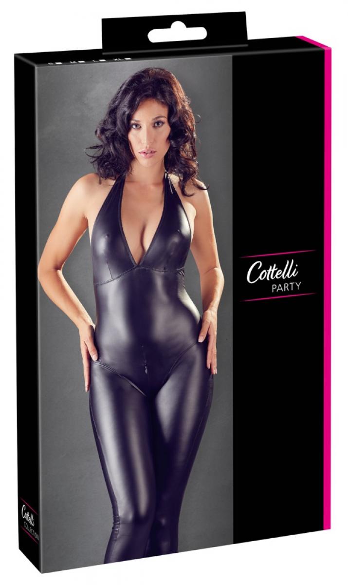 Catsuit Sexy Effetto Bagnato Senza Cavallo