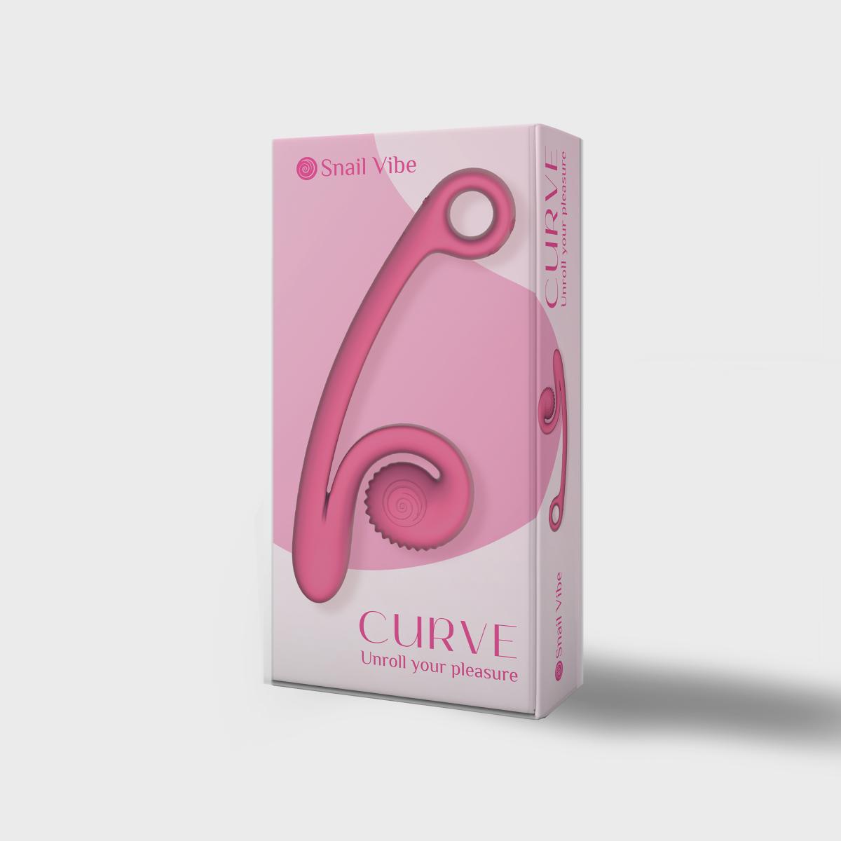 Vibratore Doppio Snail Vibe Curve - Rosa