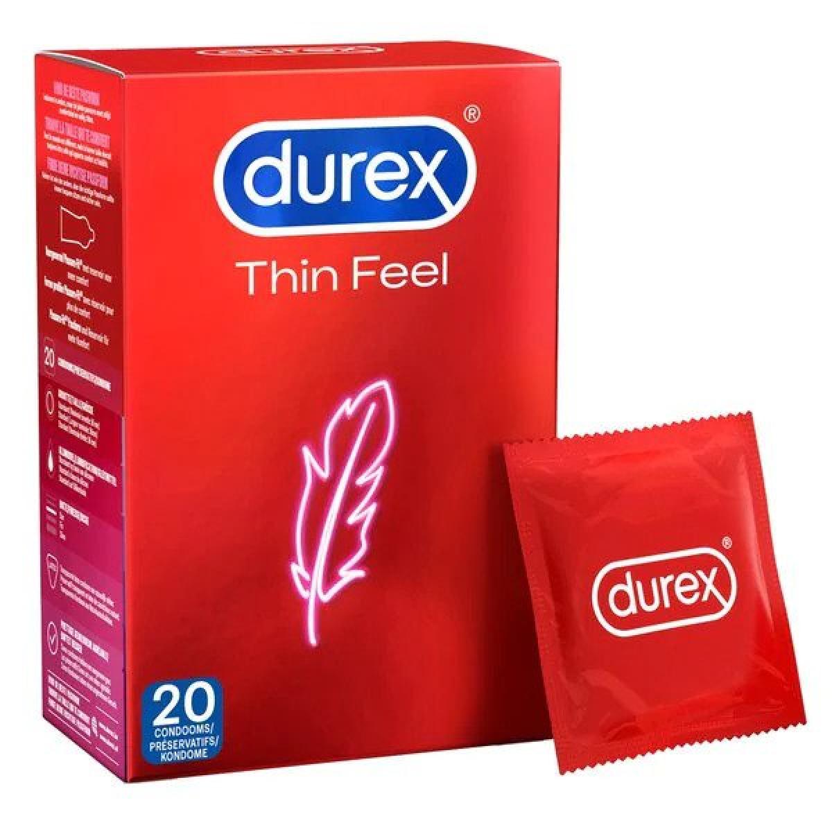 Preservativi Durex Thin Feel - 20 pezzi