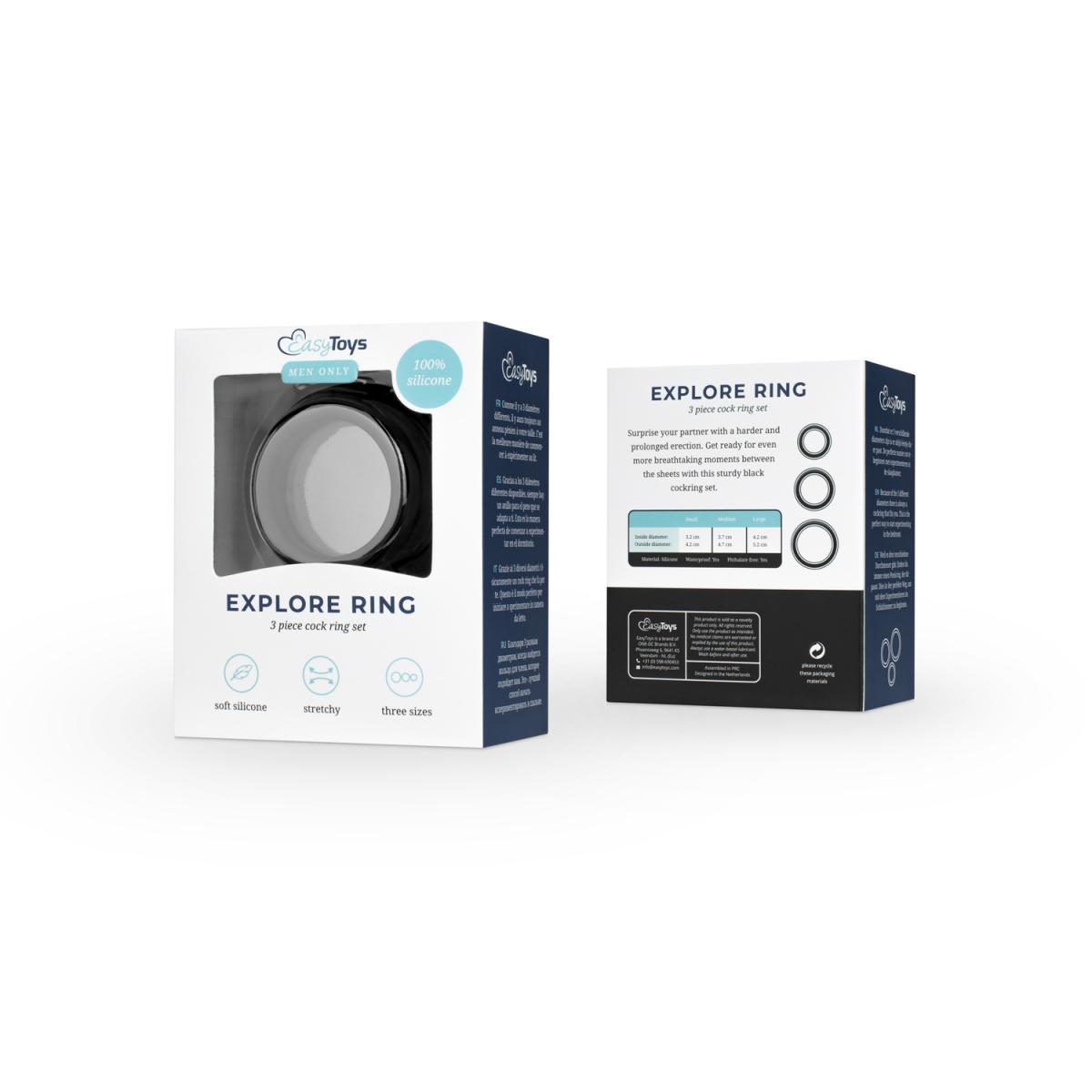 Anello Fallico set 3 pezzi