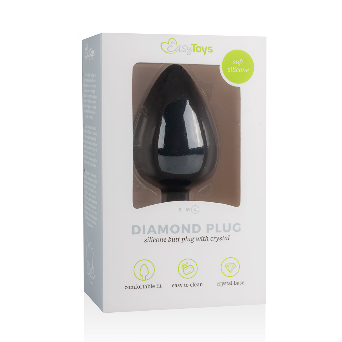 Plug Diamond Large - Nero