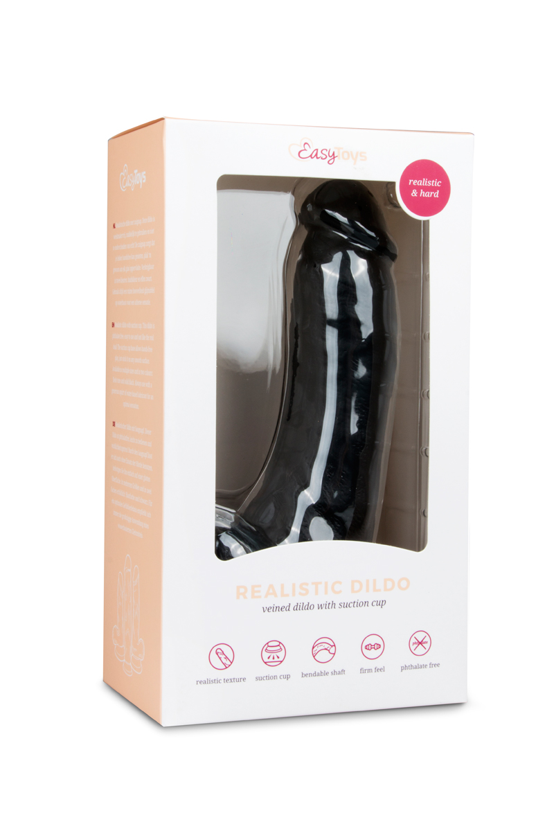 Dildo Verosimile, Nero - 20 cm
