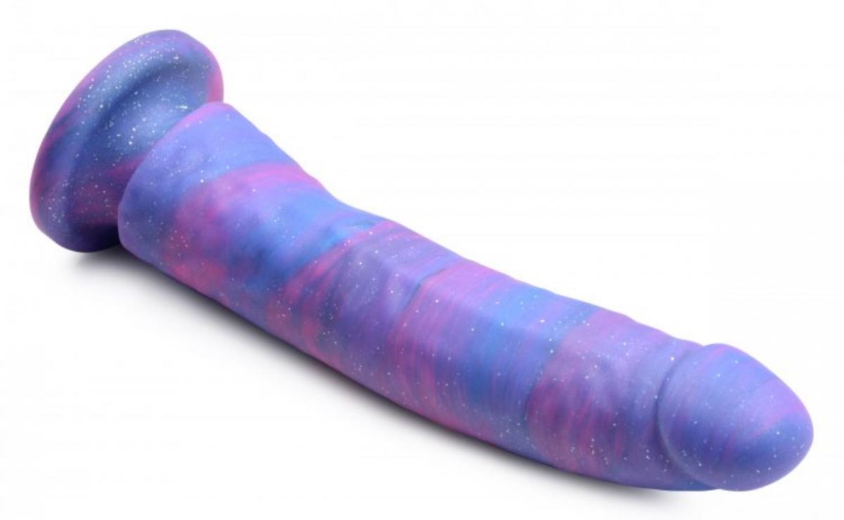Dildo in Silicone con Glitter Magic Stick - 24 cm