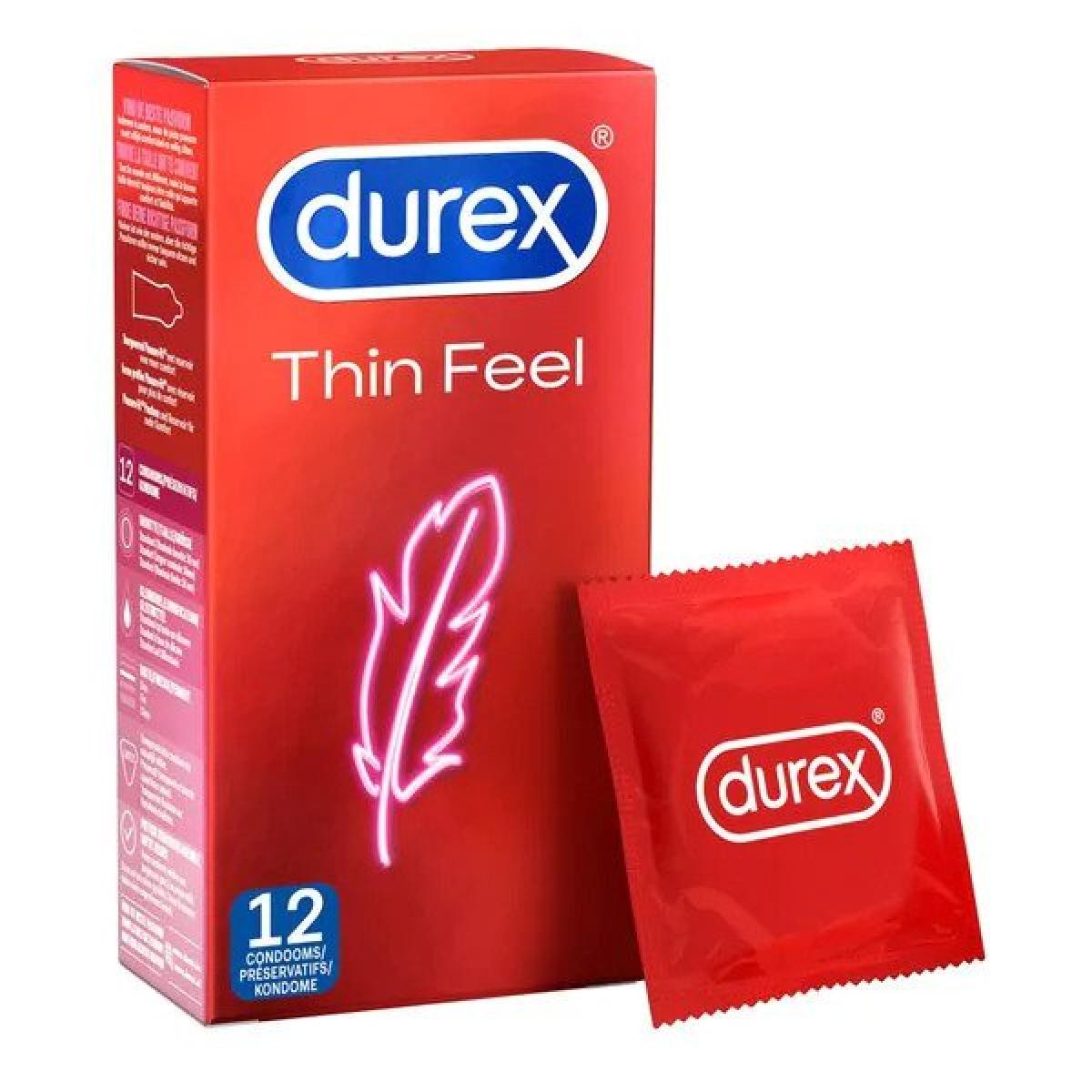 Preservativi Durex Thin Feel - 12 pezzi