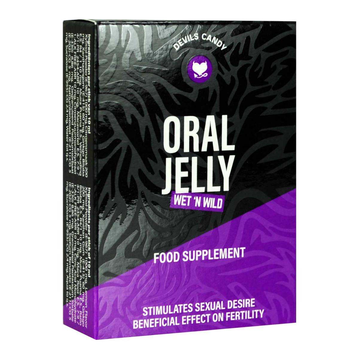 Devils Candy Oral Jelly - Afrodisiaco per Uomini e Donne - 5 bustine