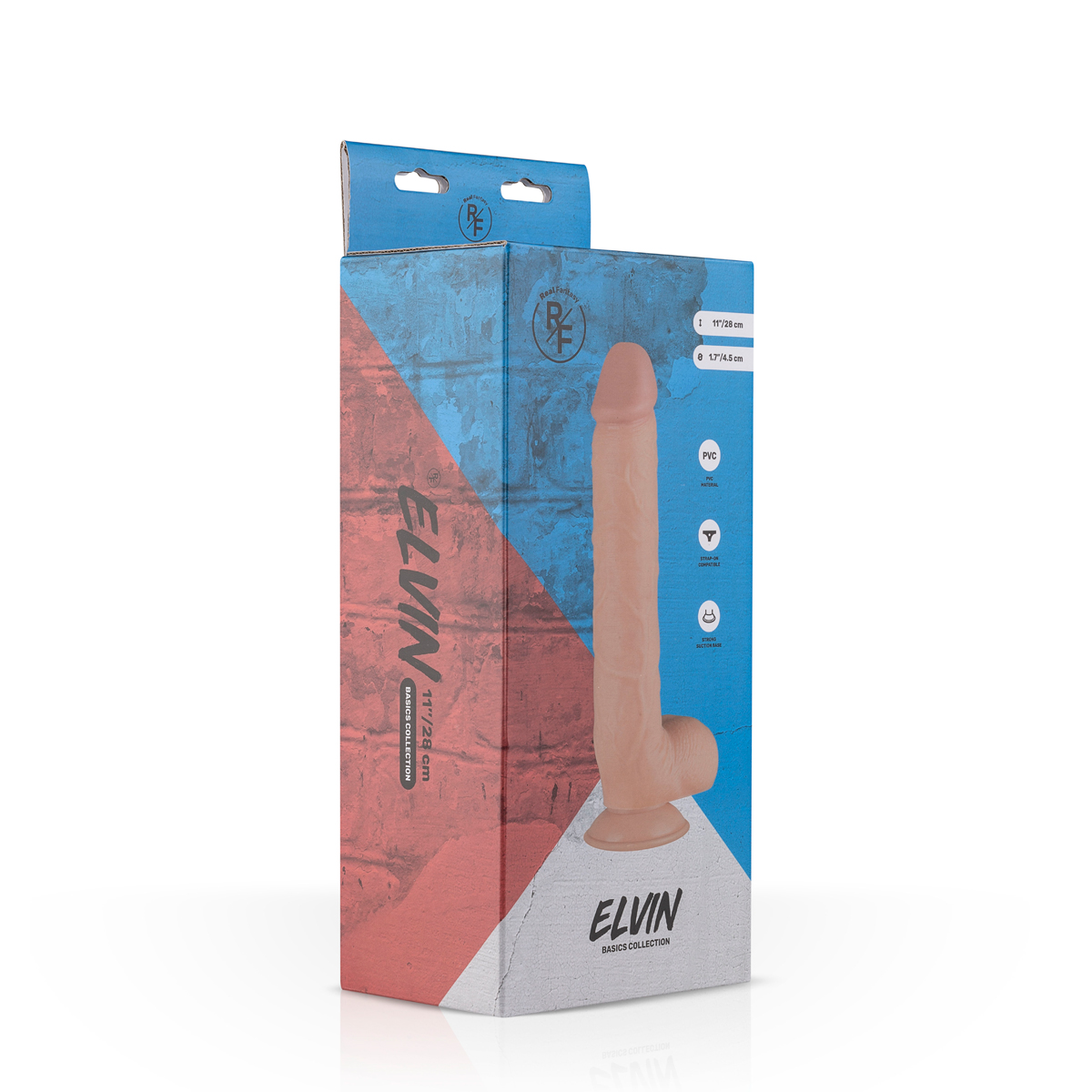 Dildo Realistico Elvin - 27,5 cm