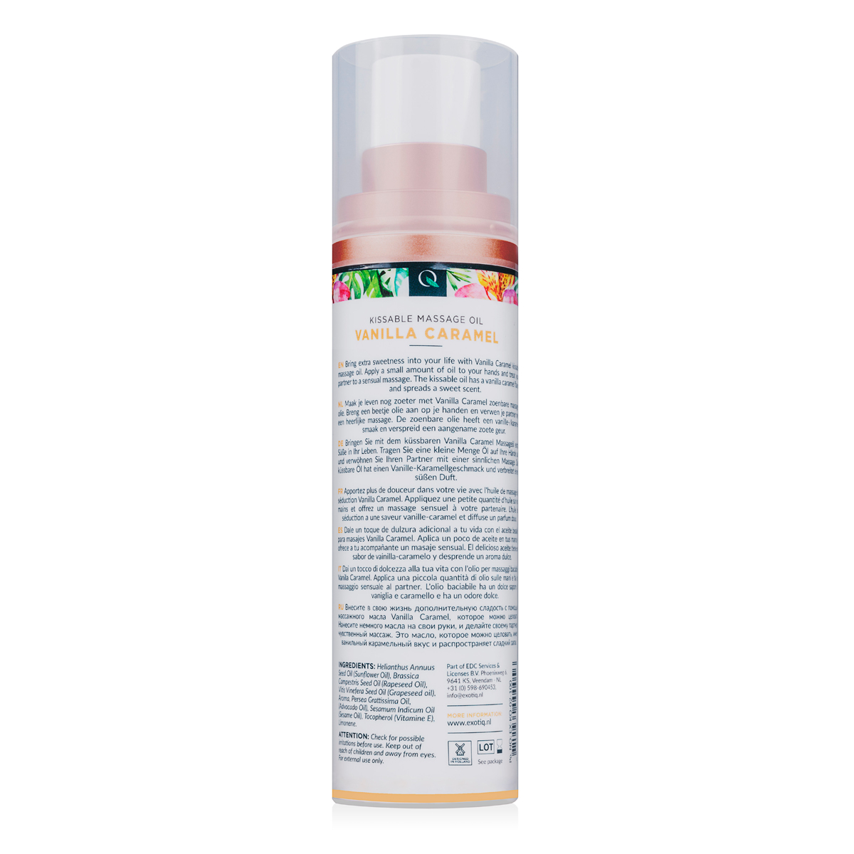 Olio Massaggi Exotiq Vaniglia Caramello - 100 ml