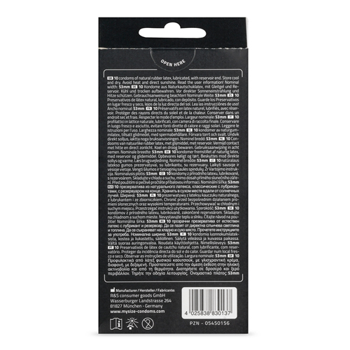 MY.SIZE Pro 53 mm - 10 pezzi