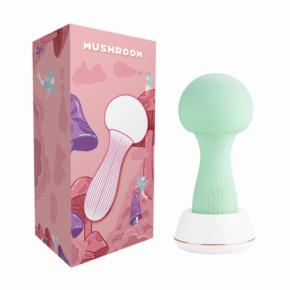 OTOUCH - Vibratore Wand in Silicone Mushroom - Turchese