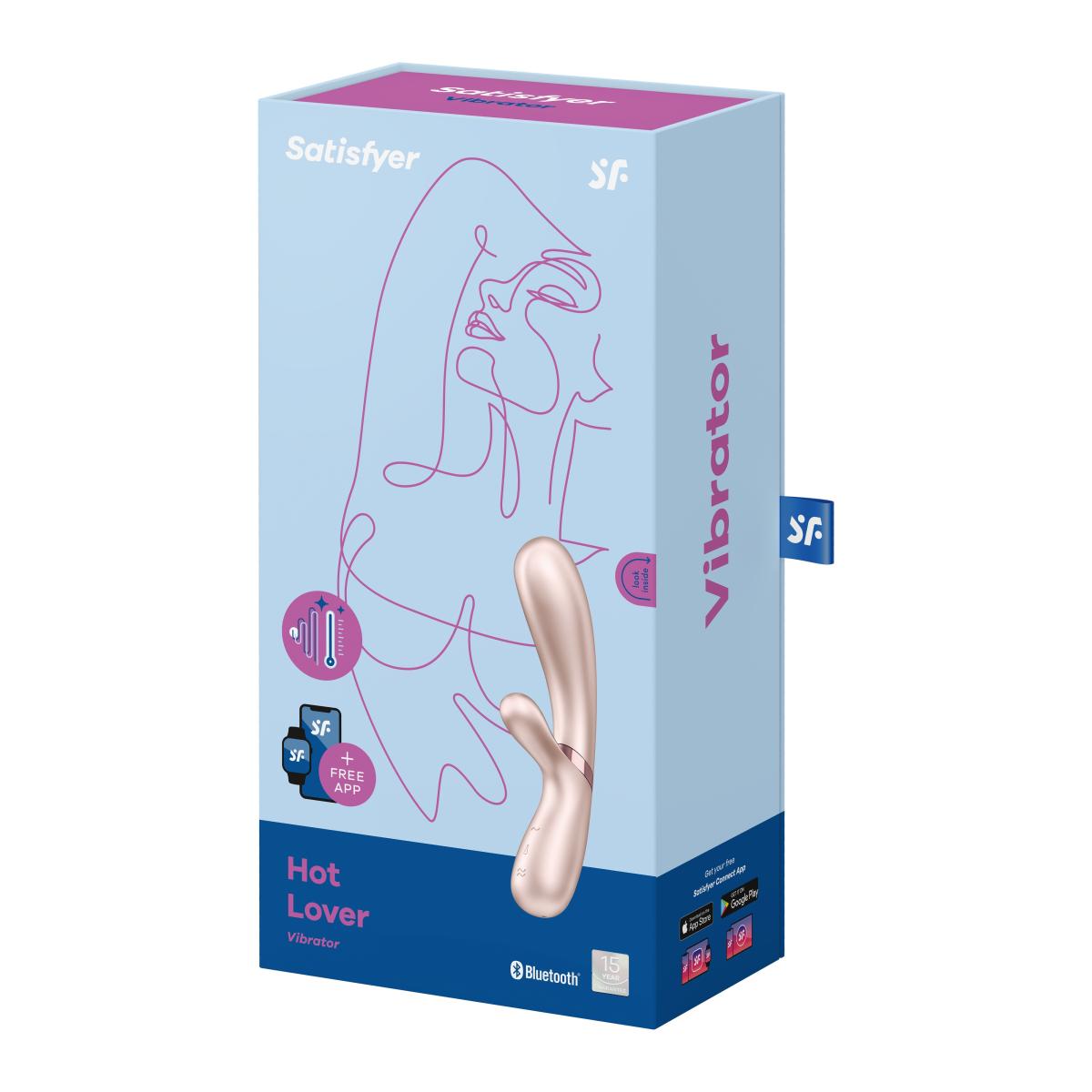 Satisfyer Hot Lover Connect App - Champagne Argentato