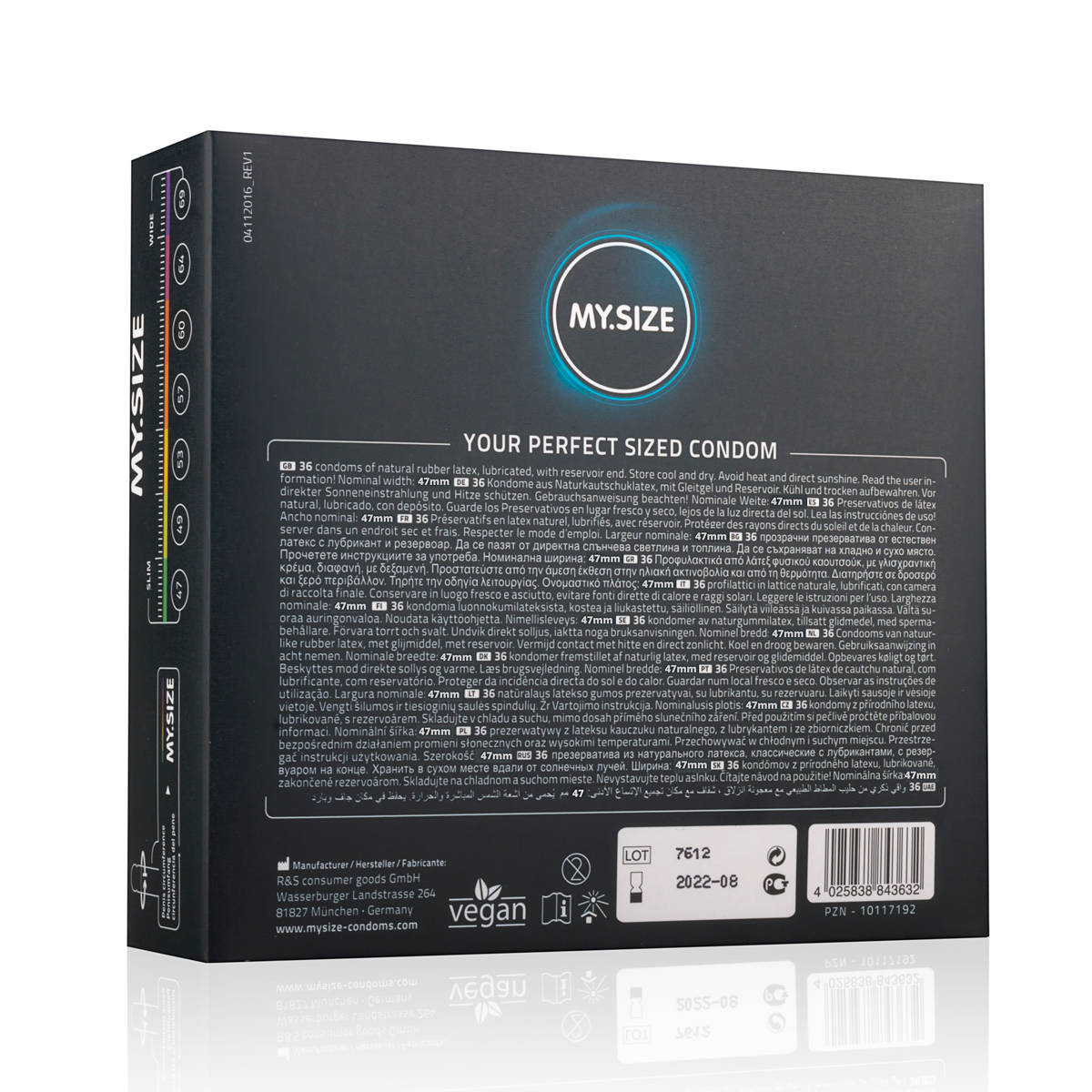 MY.SIZE Pro 47 mm - 36 pezzi