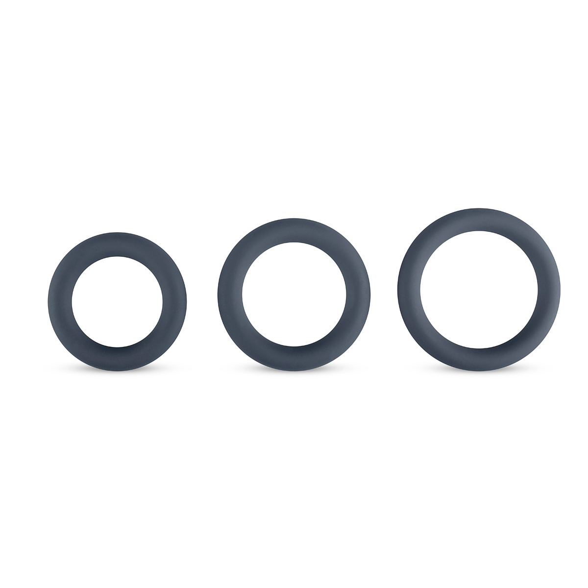 Boners Set 3 pezzi anello fallico - Grigio